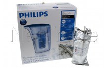 Philips - Housse Easy 8 Incl. Pattes Pour Les Manches Beige/bleu 120x45 -  Gc02005